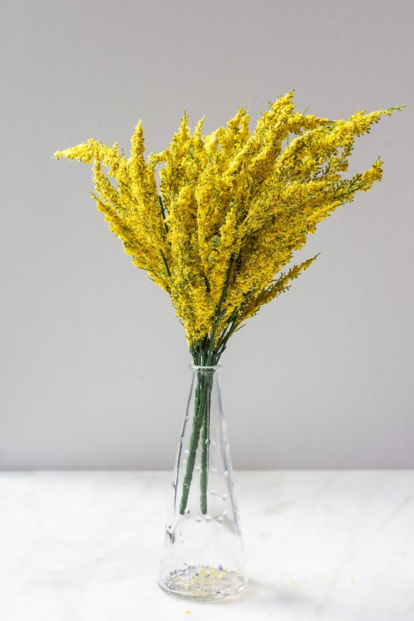 2li Dooset Daram Sarı Yapay Çiçek