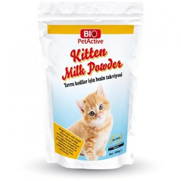 Biopetactive Kitten Milk Powder(Kediler İçin Süt Tozu) 200Gr