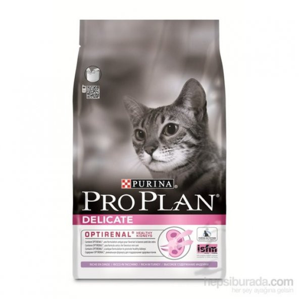 Pro Plan Hassas Ve Seçici Yetişkin Kediler İçin Hindili Pirinçli