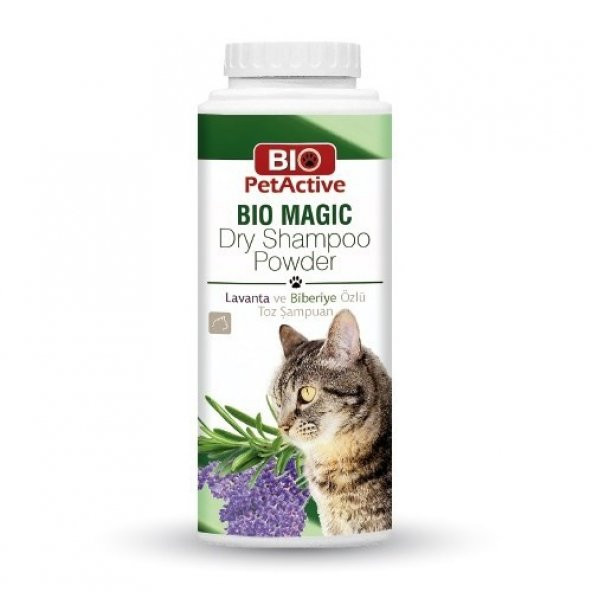 Biopetactive Toz Şampuan Bıomagıc Dry Shampoo Powder- (Kediler İç