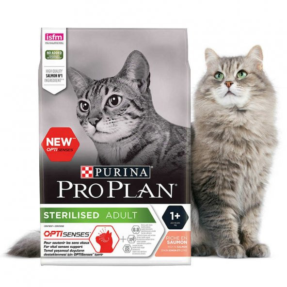 Pro Plan Somonlu Kısırlaştırılmış Kedi Maması 10kg 07/2020
