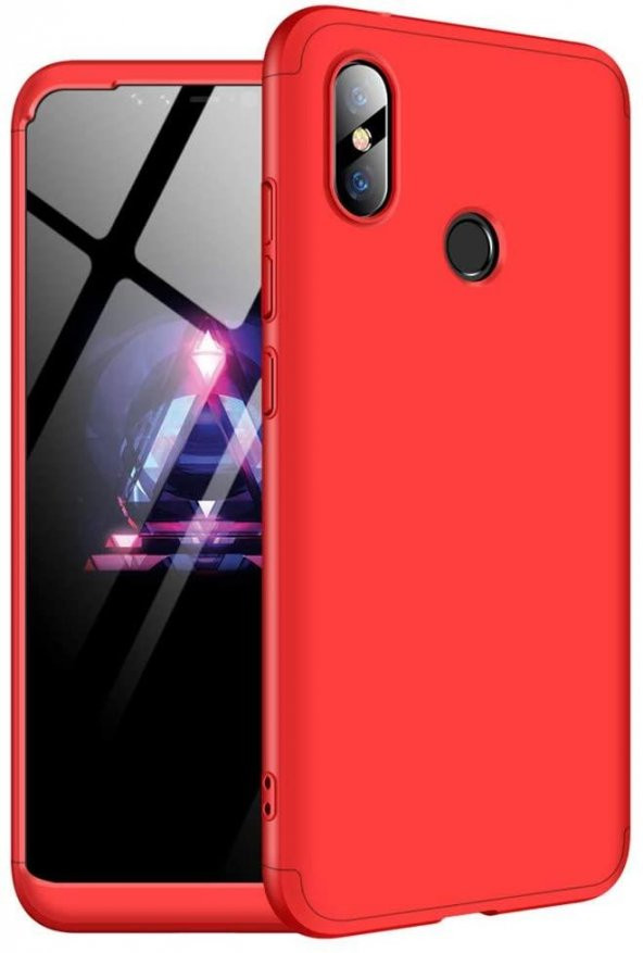 Xiaomi Redmi Note 6 Pro  Kılıf Zore Kamera Korumalı Tam Koruma Ays - 5