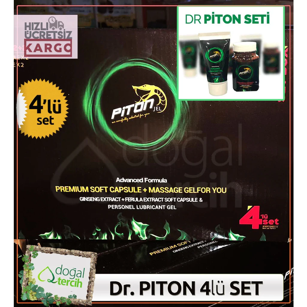 Dr. PİTON 4'lü Set Orijinal Ürün