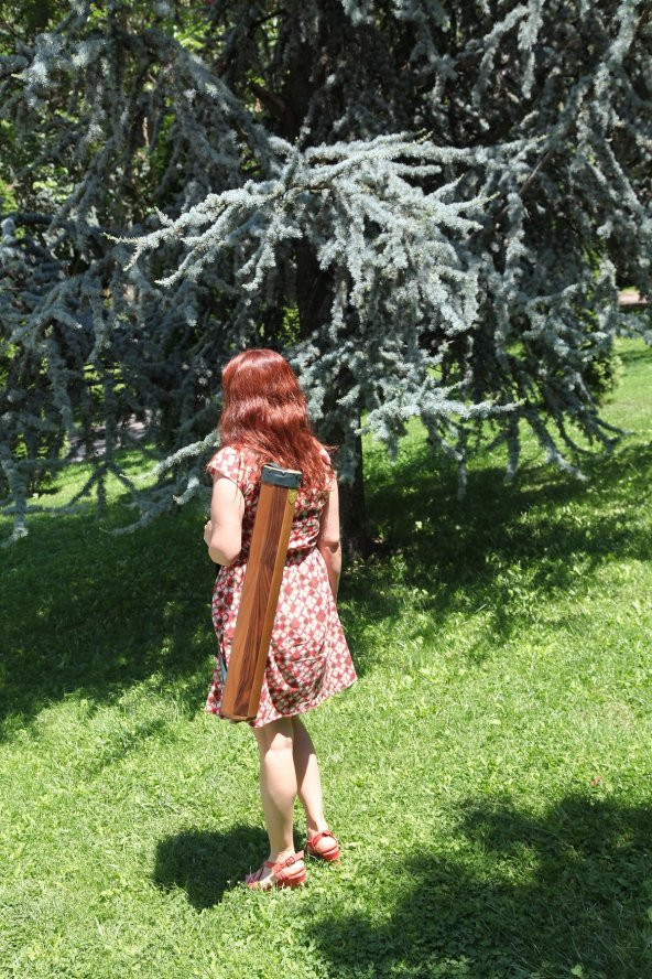 %100 el yapımı masif proje/enstrüman çantası - Resim 4