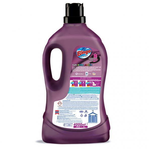 Bingo Onaran Koruma Sıvı Bakım Çamaşır Deterjanı 4 lt 4'lü - 3