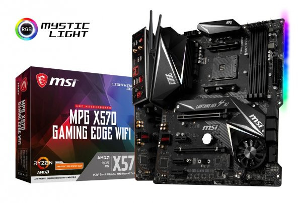 MSI MPG X570 GAMING EDGE WIFI DDR4 4400(OC)MHZ AM4 - 4