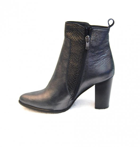 Venüs 1879047Deri Yeni Sezon topuklu platin bot - 3