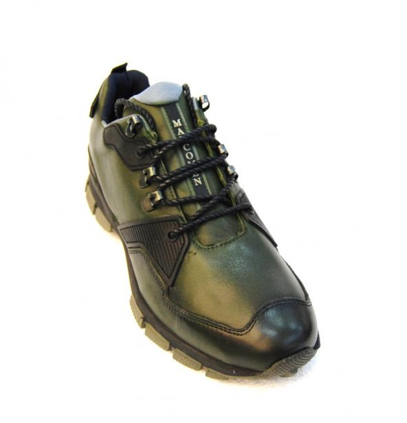 Marcomen3337 Erkek Yeşil Yakma Adaptıve Foam Deri Kaymaz  Ayakkabı