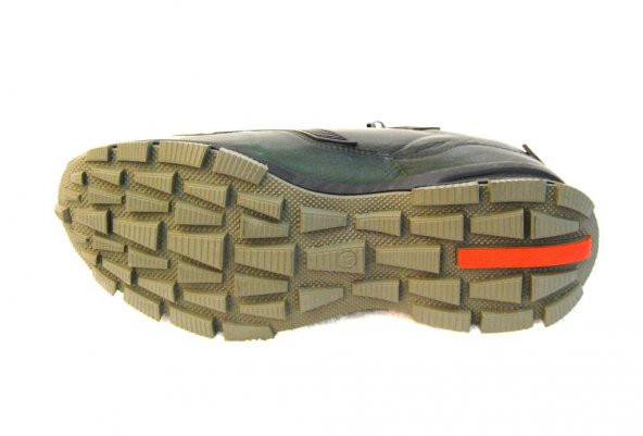 Marcomen3337 Erkek Yeşil Yakma Adaptıve Foam Deri Kaymaz  Ayakkabı - 5