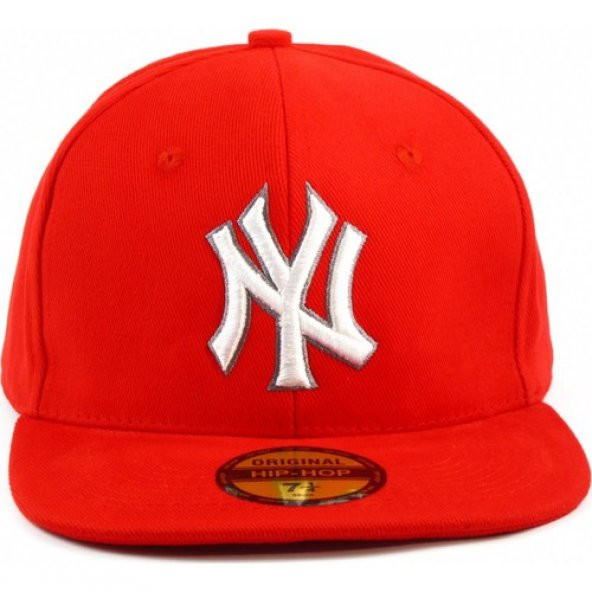 Yeni Sezon Moda  NY Cap Hiphop Kırmızı Şapka Yazlık Kışlık