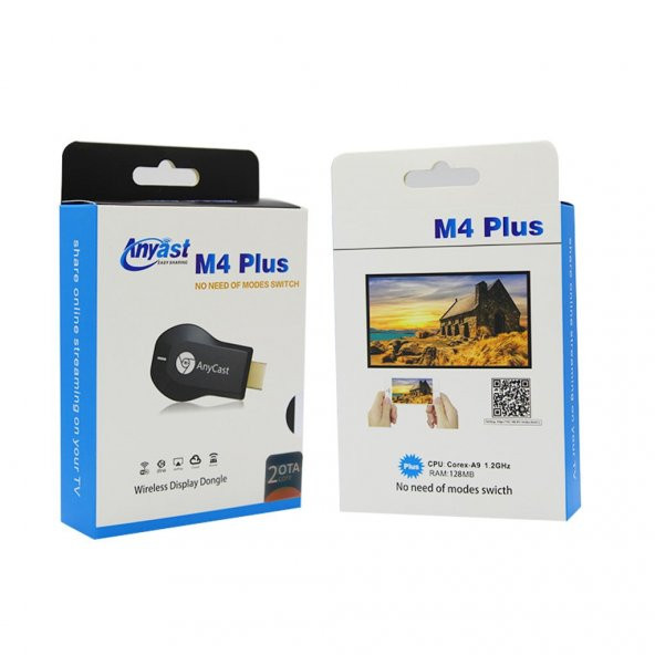 Anyast M4 Plus HDMI Wifi Tv Görüntü Aktarım Cihazı - 1