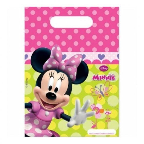 Decorata Party Minnie Mouse Pembe Fiyonklu Parti Çantası