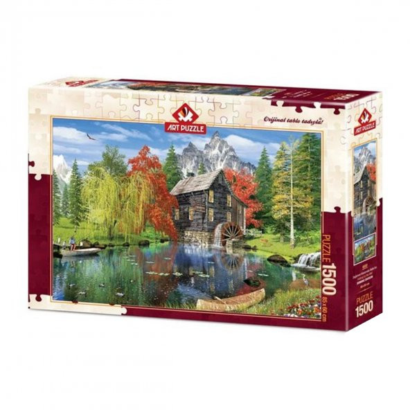 Art Puzzle Değirmen Kenarında Balık Avı 1500 Parça - 1