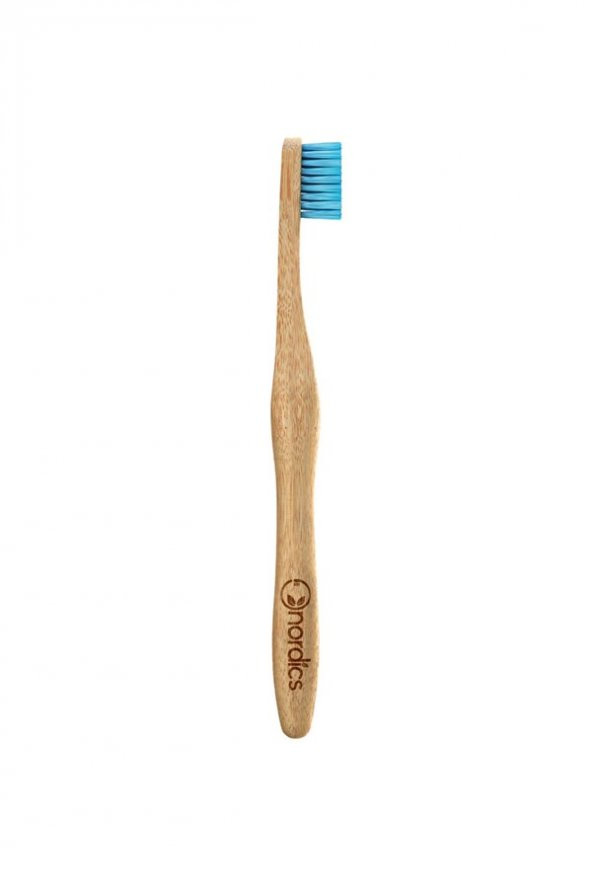Nordics Bambu Yetişkin Diş Fırçası Mavi