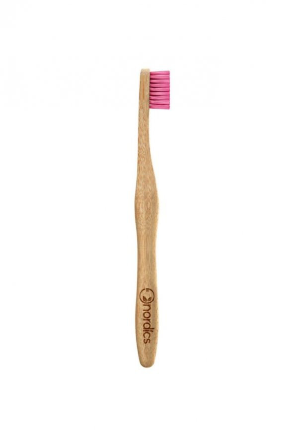 Nordics Bambu Yetişkin Diş Fırçası Pembe
