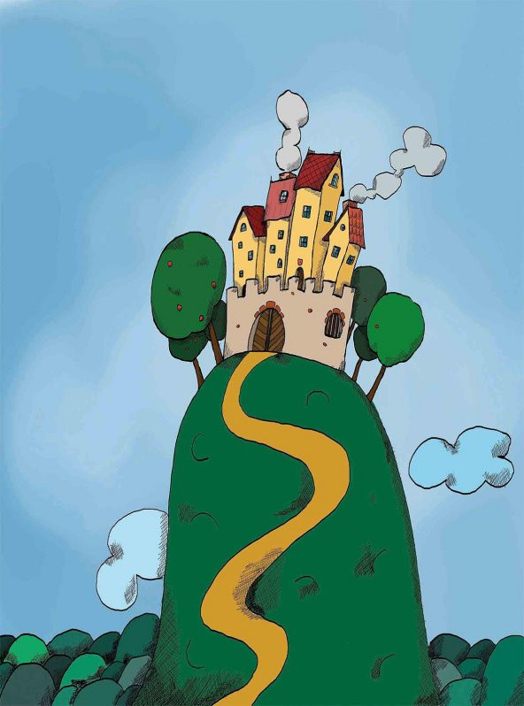 EUROSER Tepedeki Krallık Desenli Çocuk Halısı - 2