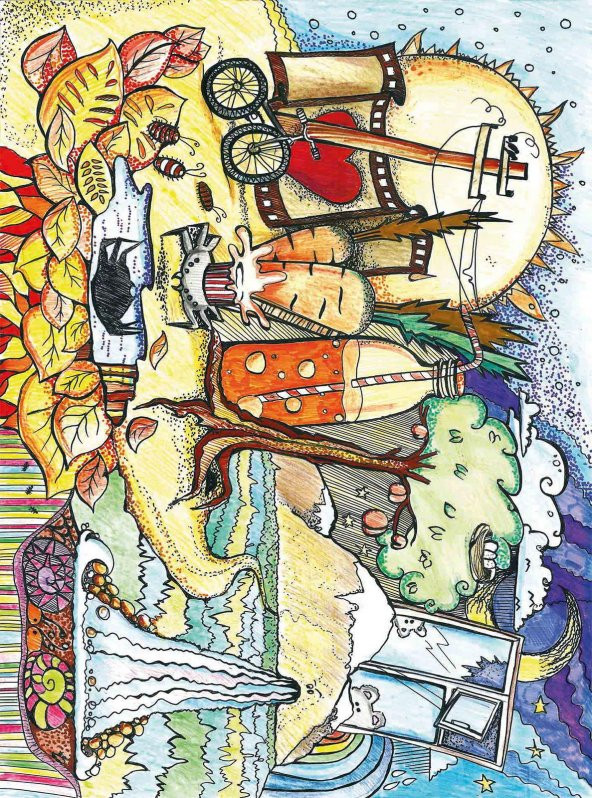 EUROSER Yaz Adası Çizgileri Desenli Çocuk Halısı - 2