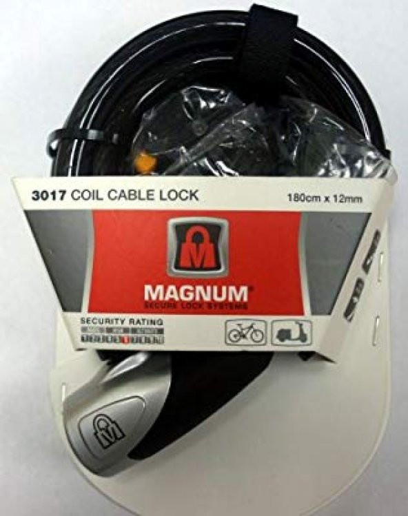 Magnum 3017 180cmx12mm kablo kilit şifreli