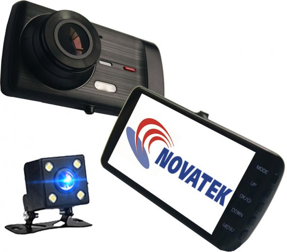 Novatek Full HD 1080p 14MP 64GB Kart Destekli Araç Kamerası Geri Görüş Kamerası NT92D