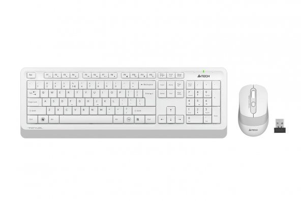 A4-Tech FG1010 Beyaz Q Kablosuz Klavye Mouse Set