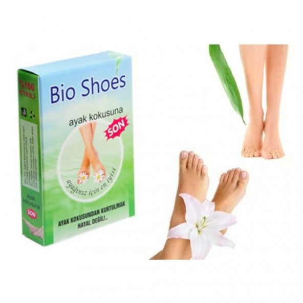 Bio Shoes Ayak Tozu Ayak Kokusu Önleyici Ayakkabı Kokusunu Önler