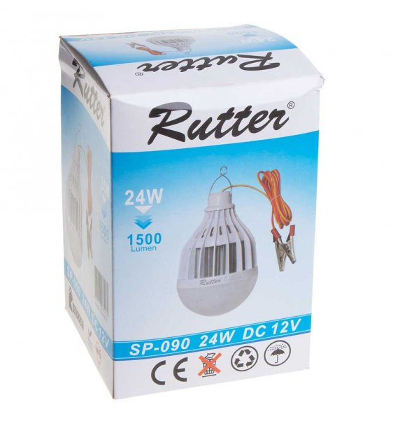 Rutter Akü Baslikli LED Ampül 24W