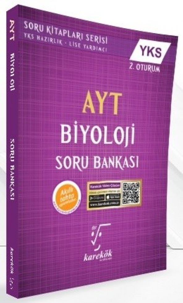 Karekök Yayınları AYT Biyoloji Soru Bankası
