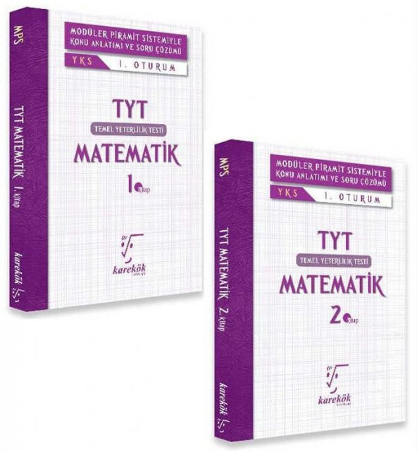 Karekök Yayınları TYT Matematik Konu Anlatım 1. ve 2. Kitaplar