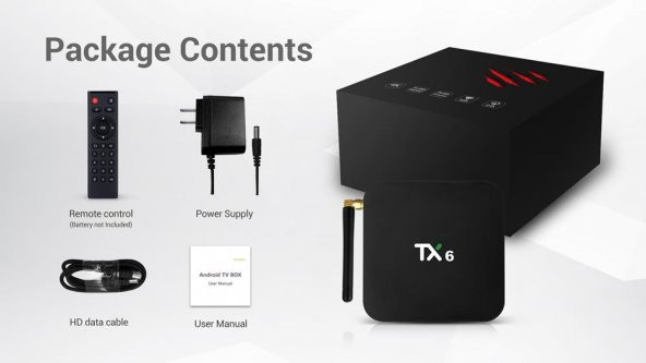 Wechip Tanix TX6 Mini 4G/32G Android Tv Box - 10