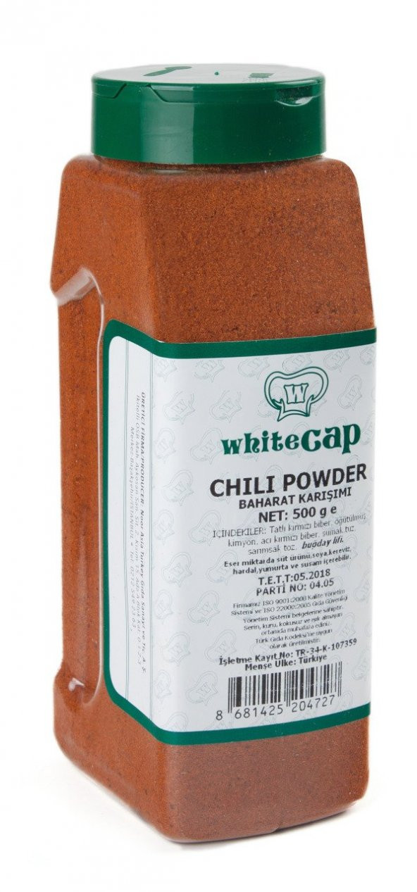 WhiteCap Chili Powder - 500gr - PET