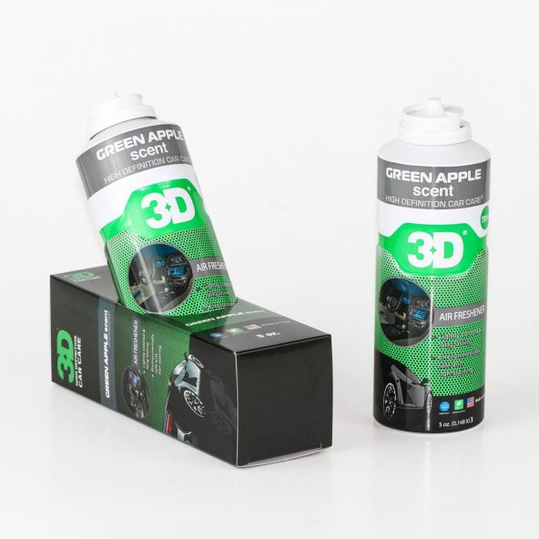 3D Green Apple Scent Oto Klima Koku Giderici 150ml x 1 Ad T914OZ5 - 1