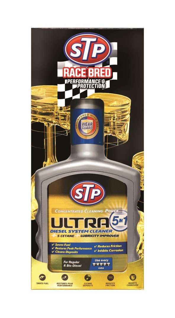 STP Ultra 5 Özellikli Dizel Yakıt Sistemi Temizleyici 400 ml.