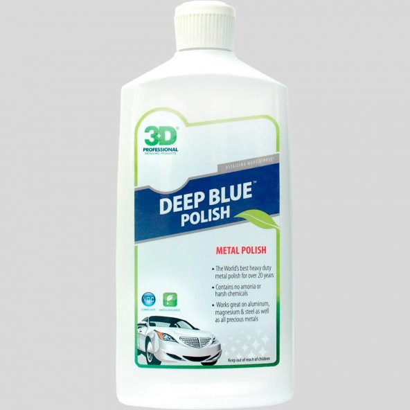 3D Deep Blue Polish - Metal Parlatıcı. 500 ml. 602OZ16