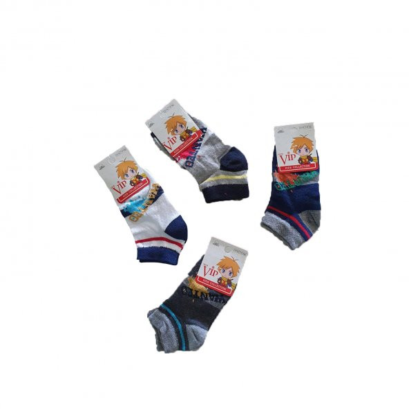Erkek Çocuk 9-10 Yaş Çorap 12li Lacivert - C72849-1
