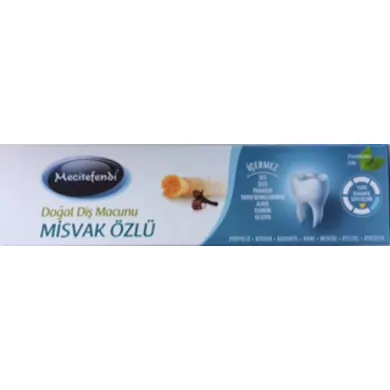 MECİTEFENDİ MİSVAK ÖZLÜ DİŞ MACUNU