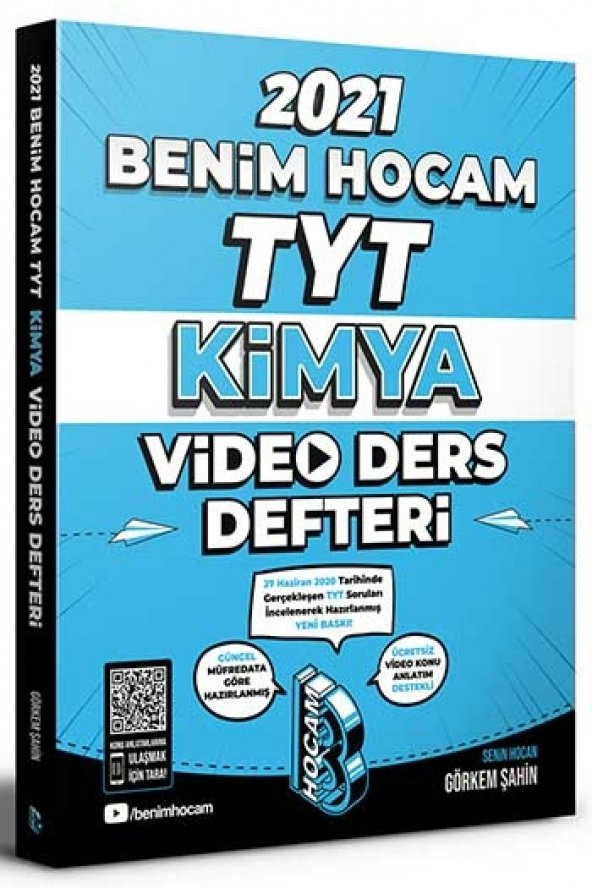 TYT Kimya Video Ders Defteri Benim Hocam Yayınları