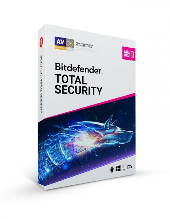 Bitdefender TOTAL Security 2019 | 5 Cihaz 180 Gün