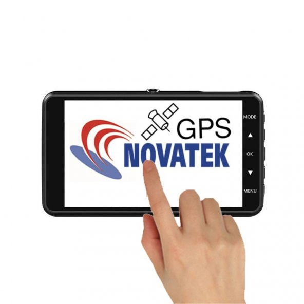 NT410G Novatek GPS Dokunmatik Araç Kamerası Geri Görüş Kamerası