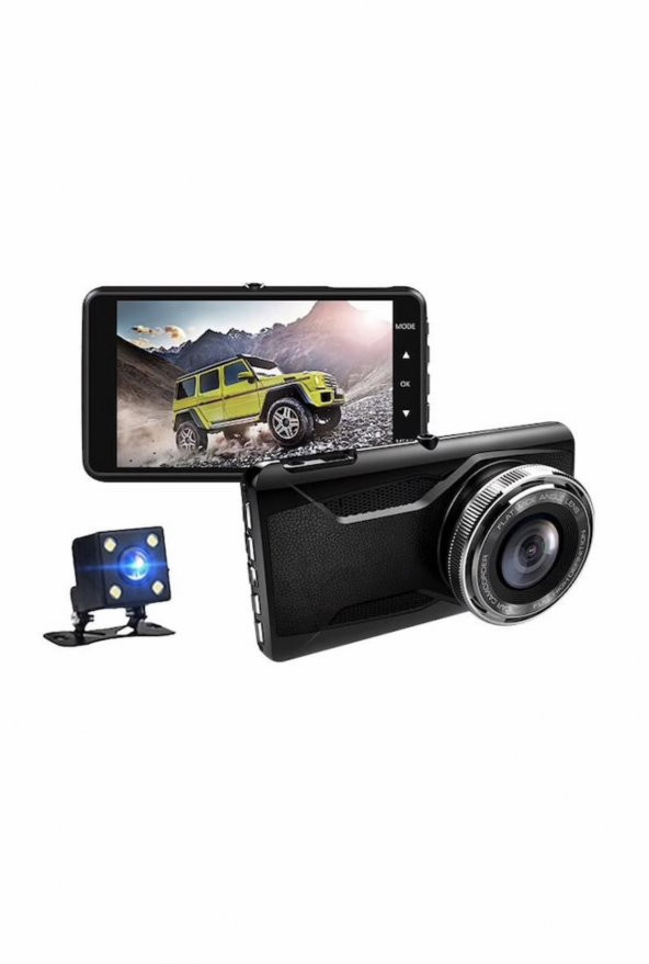 NT402G Novatek FCWS LDWS GPS Çift Yön Araç Kamerası Geri Görüş Kamerası - 4