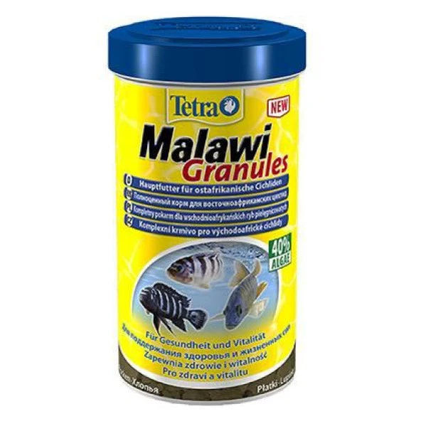 Tetra Malawi Granules 250 ML Skt : 03/2024 Orjinal Anadolu Pet Ürünüdür