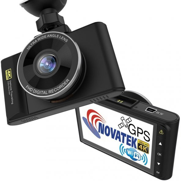 Novatek 4K WIFI GPS 4K Ultra HD Pro Araç Kamerası NT603GW - 5
