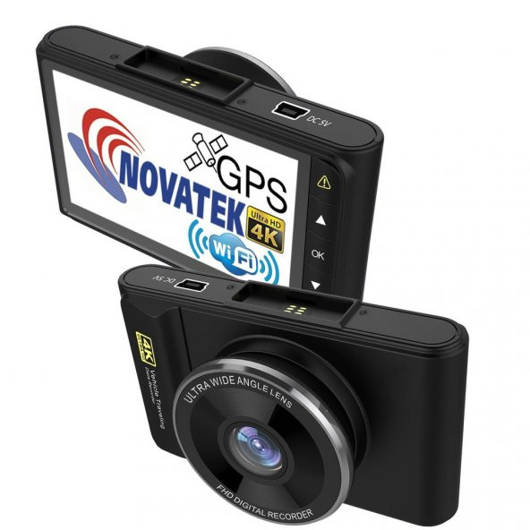 Novatek 4K WIFI GPS 4K Ultra HD Pro Araç Kamerası NT603GW - 7