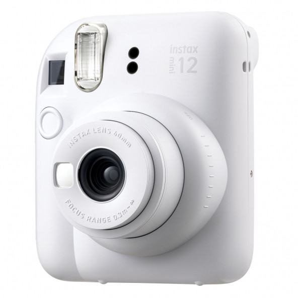 Fujifilm İnstax Mini 12 Fotoğraf Makinesi''Askı''pil  BEYAZ - 2