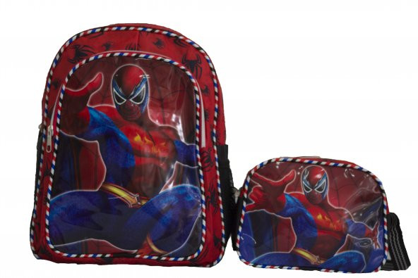 Spiderman Işıklı Okul Çanta İlkokul Çantası Anaokulu Çantası Beslenme Çantası Hediyeli