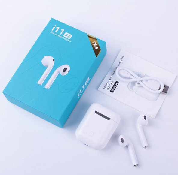 Apple İphone Airpods Tarzı Kulaklık Kablosuz Bluetooth Kulaklık - 4