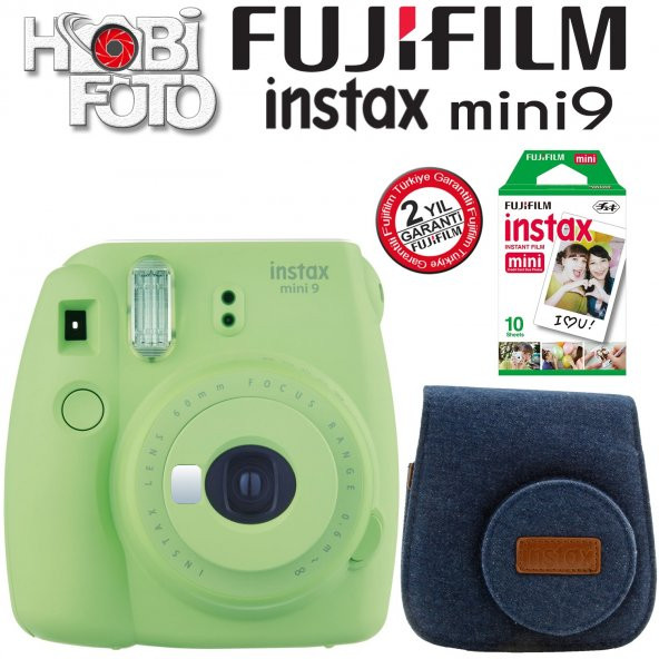 Fujifilm instax Mini 9 Ekonomik Kit (YEŞİL) 10'lu