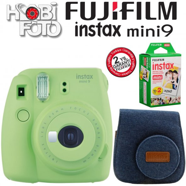 Fujifilm instax Mini 9 Ekonomik Kit (YEŞİL) 20'li