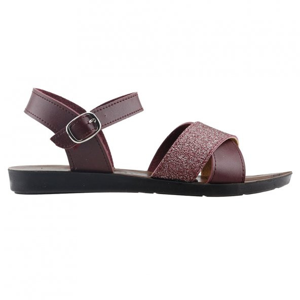 Ayakland JSM-58255 Günlük Kemerli Kadın Sandalet Terlik - 7