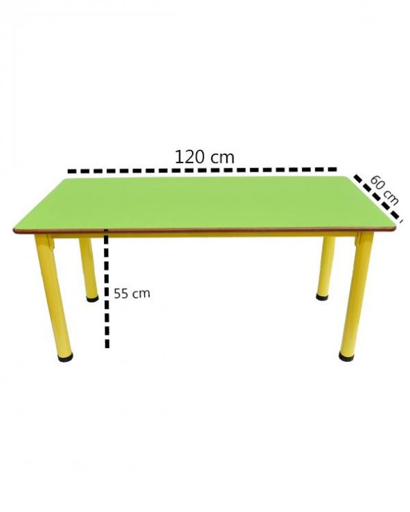 Çocuk Çalışma Masası Kreş - Anaokulu Ahşap Etkinlik Masası - 1