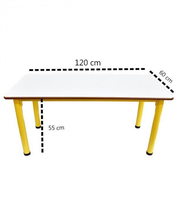 Çocuk Çalışma Masası Kreş - Anaokulu Ahşap Etkinlik Masası - 2